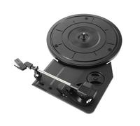 ibasenice Vinyl Record Player Movement and Music Lovers for Home Decor Large Retro with Built-in Speakers and Plastic Material, Easy to Use Turntable Needle Replacement