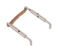 ibasenice Violin Chin Rest Screws Silver Integrated Clamp for Enhanced Stability and Comfort Easy Installation Replacement Parts for Secure DIY Fiddle Accessories
