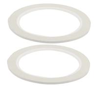 ibasenice Violin Fingerboard Tape Easy to Remove Adhesive for Beginners 2 Rolls White PVC Does Not Affect Sound, for Practice and Training Courses, Suitable for Violin and Bass