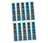 ibasenice Violin Fret Guide 10pcs 1/8 Scale Stickers Colored Edge Fretboard Note Decals Easy to Tear No Trace Violin Accessories for Beginners
