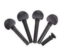 ibasenice Violin Tuning Pegs Ebony Wooden Set for Violin Tailpin Kit Replacement Parts Musical Equipment Accessories