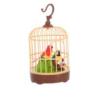 ibasenice Voice-activated Parrot Toy Realistic Chirping Sounds Interactive Birdcage for Toddlers Boy Girl Compact Design for Home Decor and Play