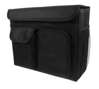 ibasenice Walker Side Pouch with Cup Holder Waterproof Storage Bag for Wheelchairs and Rollators, Mobility Scooter Basket Organizer with Multiple Pockets for Seniors’ Accessories