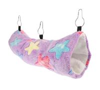 ibasenice Warm Cotton Hamster Tunnel Hammock Comfortable Nest for Ferrets Hedgehogs Sugar Gliders Premium Pet Bedding for Resting Playing Sleeping Easy to Attach Design Cozy Winter Hideaway