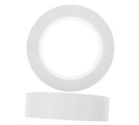 ibasenice Warning Adhesive Tape 2 Rolls White Floor Marking Tape 30mm X 3 Durable Outdoor for Sports Field Boundary and Workshop Safety Barricade