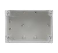 ibasenice Waterproof Compatible Hinged with Electrical Box Junction Plastic Cover with Circuit Breakers and Relay Enclosures, for Industrial Electrical Maintenance and Control Panel