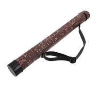 ibasenice Waterproof Flute Container Double Layer Eva and Cloth Case with Handle Strap and Adjustable Shoulder Strap for Piccolo and Dizi, Convenient Single Carry Design for Indoor