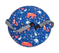 ibasenice Waterproof Kids Seat Cushion for Dining Table, Lightweight Blue Sponge and Polyester Fiber Stool Cushion Suitable for Children Sitting at Table Or Playing