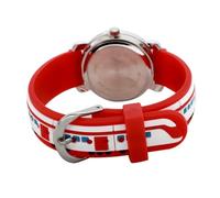 ibasenice Waterproof Kids Watch Cartoon Subway Pattern 3D Silicone Wristband Precision Quartz Movement