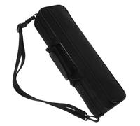 ibasenice Waterproof Oxford Cloth Flute Storage Bag Black, Musical Instrument Carrying Container with Protective Pouch for Flute Accessories and School Use