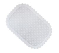 ibasenice Waterproof Pp Placemat Beautiful Lace Design Floral Patterned Non-slip Table Mat for Home and Hotel Dining Table Protecting Dinner Surface