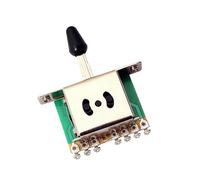 ibasenice Way Pickup Selector for Guitar and Bass Aluminum Alloy Tip Metal Shell for Durability Includes Plastic Tip and Screws