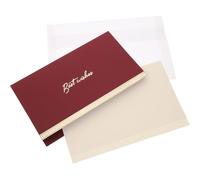 ibasenice Wedding Vows Card for Wedding Banquets Premium Paper Material with Delicate Design Not Easy to Break Or Fade Elegant and Pretty for Special Speeches