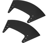 ibasenice Wheelchair Side Guards Mudguard Set Black Detachable Sports Wheelchair Side Protection Panels Left Right for Adult Electric