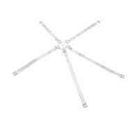 ibasenice White Five-Point Safety Harness Baby Strap Adjustable Nylon Baby Chair Safety Harness Universal Compatibility for Infant and Stroller