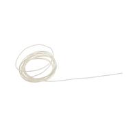 ibasenice White Vintage Style Guitar Wire Pushback Cloth-covered Pre-tinned Copper Wiring for Electric Bass Guitar Parts Upgrades Waxed Outer