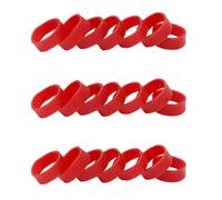 ibasenice Wide Rubber Binding Strap for Snowboard Brake Retainer, High Elasticity Rubber Band 60mm Diameter X 10mm Width X 1.5mm Thickness, Approx 170 Pieces, Ski and Snowboard Tuning