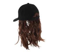 ibasenice Wig Cap with Hair Extensions Hats with Hair Attached Women Bobo Wigs for Women Hairstyle Hat Light Brown High Temperature Wire