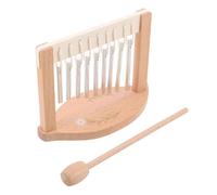 ibasenice Wind Easy 9-note Musical Bar Chime Instrument Percussion Metal with Setup and Resonant Sound Lightweight Wood Construction for Orchestral Use