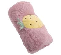 ibasenice Winter Pineapple Pattern Hand Warmer Pillow, Portable Soft Hand Muff for Women and Students, Comfortable Cozy Winter Warm Accessory for Outdoor Activities and Parties, 11.8"x5.5"