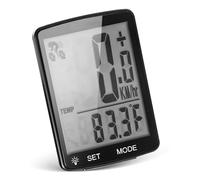 ibasenice Wireless Bicycle Speedometer with Large LCD Display Multifunctional Bike Computer for Speed Odometer Weather Resistant Compact Cycling Odometer for Road and Mountain Bikes