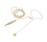 ibasenice Wireless Headset Microphone .5mm Curved Plug Adjustable Ear Hook Wearable Cordless Mic for Lectures Live Performance Stage and Conference Use