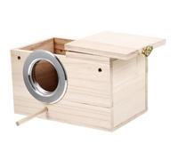 ibasenice Wooden Birdhouse Outdoor Decor Small Parakeet Nesting Box for Garden Windproof Bird House for Robins Swallows