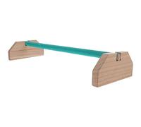 ibasenice Wooden Chicken Perch Stand Sturdy Hen Roosting Bar for Chickens Parrots and Birds Bite-Resistant Easy to Install 2-Tier Design and Outdoor Use
