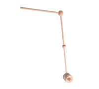 ibasenice Wooden Crib Mobile Arm Rotating Bed Bell Holder for Nursery Adjustable Mobile Hanger for Plush and Music Boxes Quick Install Cot Accessory