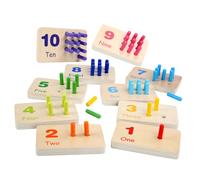 ibasenice Wooden Educational Peg for Sensory Learning Game with Colorful Design Enhances Logical Thinking and Practical Skills for Early Childhood Development and Montessori Play