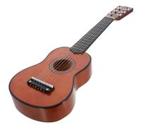 ibasenice Wooden Guitar for Beginner Musical Instrument Educational Plaything with Comfortable Grip Sound Early Music Learning