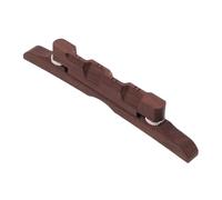 ibasenice Wooden Mandolin Bridge for Precise Tuning and Solving Tuning Issues, Coffee Colour Mandolin Parts Replacement Suitable for Performances and Practice Sessions