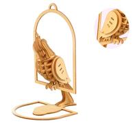 ibasenice Wooden Parrot Puzzle DIY Craft for Polished Smooth Safe Handheld Jigsaw Model Educational Hand-eye Coordination Building Game for Boys