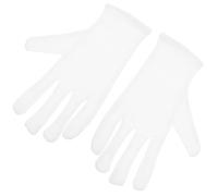 ibasenice Work Gloves for Simple Elegant Style with 2pcs White Cotton Sturdy Protective Gloves for Outdoor and Formal Occasions