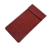 ibasenice Writing Pad Menu Clipboard Faux Leather Brown Beautiful Practical Design Versatile Application Multifunctional Design for Restaurants and Bars