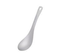 iBasingo 14cm Titanium Camping Spoon - Large Bowl Ultralight Design (22g) - Durable Hiking & Outdoor Cutlery - Perfect for Backpacking, Travel & Survival Kits Ti1027T