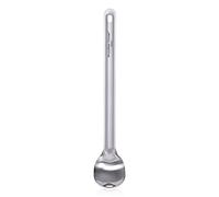 iBasingo 22cm Titanium Long Handle Spoon Ultralight 18g Camping Cutlery with Polished Bowl & Hanging Hook,Perfect for Backpacking, Hiking & Travel 1 Pack Ti1031T