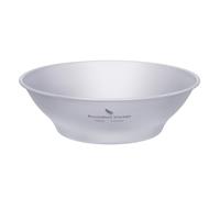 iBasingo 800ml Titanium Camping Bowl Ultralight Large Serving Bowl Single-Walled Cook Bowl, Wide Mouth, Tapered Base, Outdoor Tableware for Camping Hiking Picnic Ti1107T
