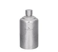 iBasingo Pure Titanium Wine Flask 500ml Ultralight 115g Whiskey Bottle Leakproof Portable Liquor Spirit Flask for Outdoor & Travel, Camping, Hiking for Men, Coating Free, Narrow-Mouth Ti3268D