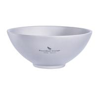 iBasingo Titanium Bowl Double-Walled Rice Soup Bowls 450ml Ice Cream Snack Cup Outdoor Camping Durable Metal Tableware Lightweight Bowl Dinnerware for Travel Hiking Home Ti1086T
