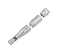iBasingo Titanium Whistle Metal Pocket Pill Box Emergency Survival Safety Whistles with Lanyard Loud Outdoor Camping Hiking Coaches Training Sports Keychain Whistle Signaling Tool Ti9017O (Whistle)