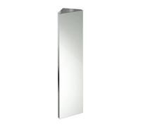 iBathUK 1200 X 300 Tall Stainless Steel Corner Bathroom Mirror Cabinet Modern Storage Unit Mc105