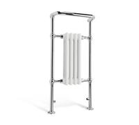 Ibathuk 4 Column Traditional Designer Heated Towel Rail Bathroom Radiator-White