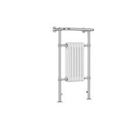Ibathuk 6 Column Traditional Designer Heated Towel Rail Bathroom Radiator-White