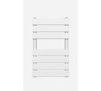 Ibathuk 650 X 400 White Flat Panel Heated Towel Rail Bathroom Radiator