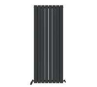 iBathUK Apex Tall Vertical Radiator, Double Flat Panel Radiators, 1600x608mm Slim Radiator, Wall Mounted for Bathroom,Kitchen,Living Room- Anthracite