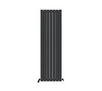 iBathUK Apex Tall Vertical Radiator, Double Flat Panel Radiators, 1800x532mm Slim Radiator, Wall Mounted for Bathroom,Kitchen,Living Room- Anthracite