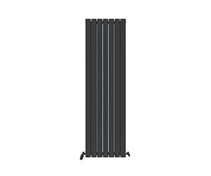 iBathUK Apex Tall Vertical Radiator, Double Flat Panel Radiators, 1800x532mm Slim Radiator, Wall Mounted for Bathroom,Kitchen,Living Room- Anthracite