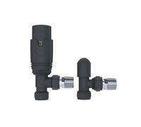 Ibathuk Belgravia Horizontal Single Slim Flat Panel Radiator Anthracite 600mm X 836mm-Grey