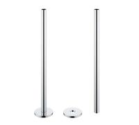 iBathUK IB-CPIPE30 Pyro Radiator Valve Pipes and Collars, Gloss Anthracite Grey